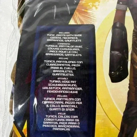 Boys size 12/14 black panther Halloween costume, #C110 - Picture 3 of 5